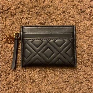 Tory Burch quilted credit card wallet